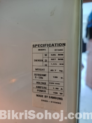 ব্যবহৃত স্যামসাং ফ্রিজ,  অনেক সুন্দর চলে,